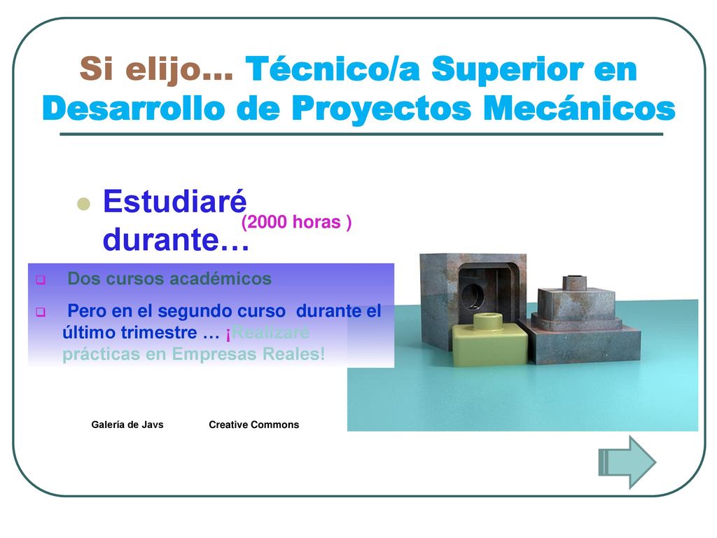 Si elijo… Técnico/a Superior en Desarrollo de Proyectos Mecánicos