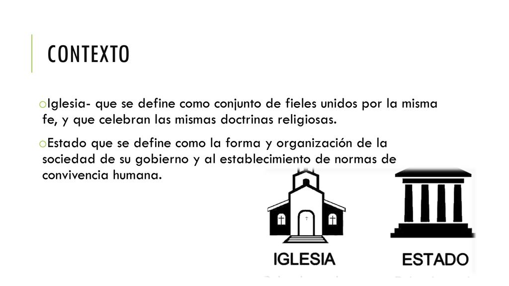 contexto Iglesia- que se define como conjunto de fieles unidos por la misma fe, y que celebran las mismas doctrinas religiosas.
