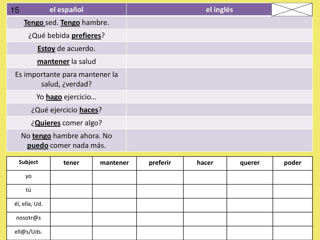 Es importante para mantener la salud, ¿verdad Yo hago ejercicio…