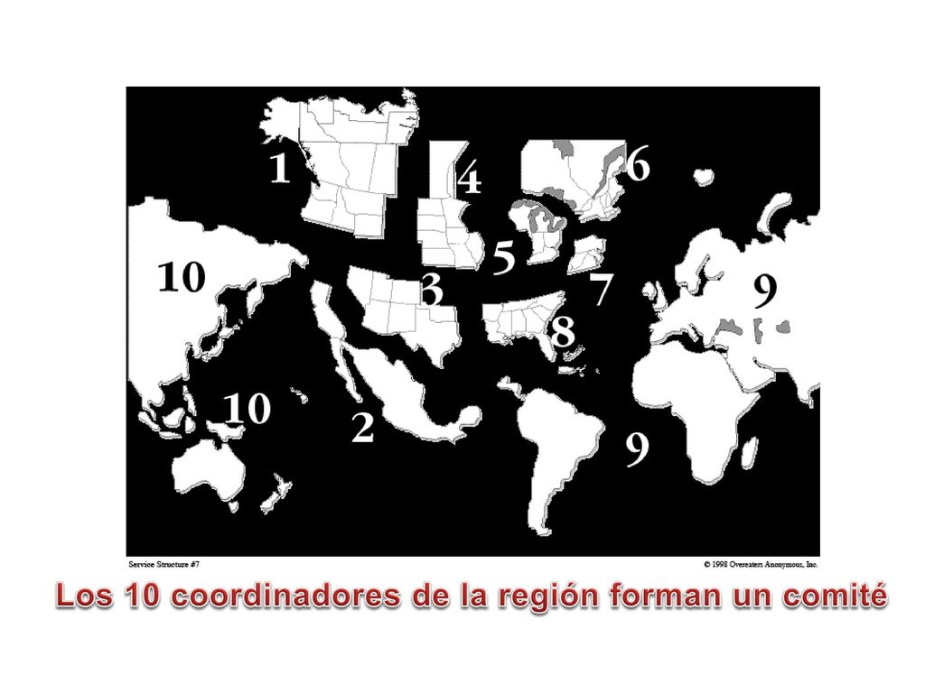 Los 10 coordinadores de la región forman un comité