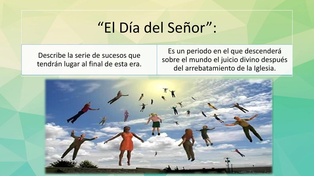 Describe la serie de sucesos que tendrán lugar al final de esta era.