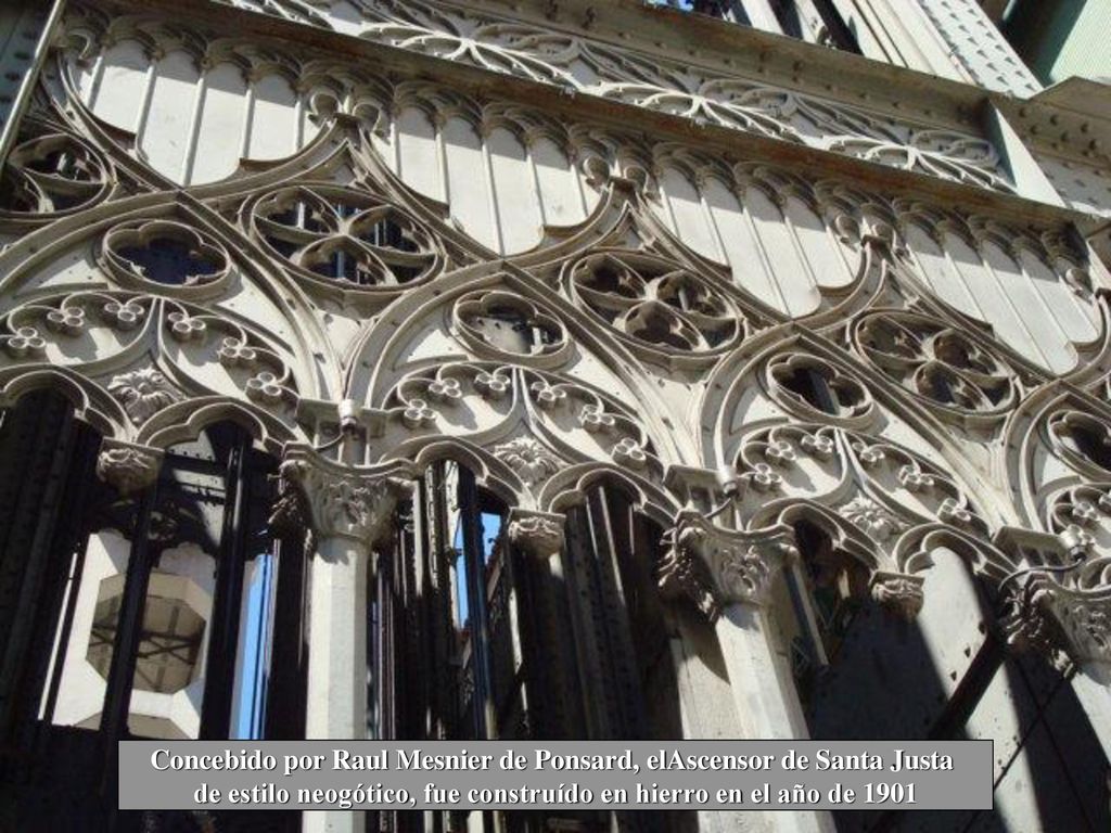 Concebido por Raul Mesnier de Ponsard, elAscensor de Santa Justa