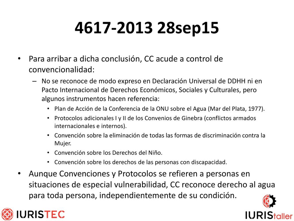 sep15 Para arribar a dicha conclusión, CC acude a control de convencionalidad: