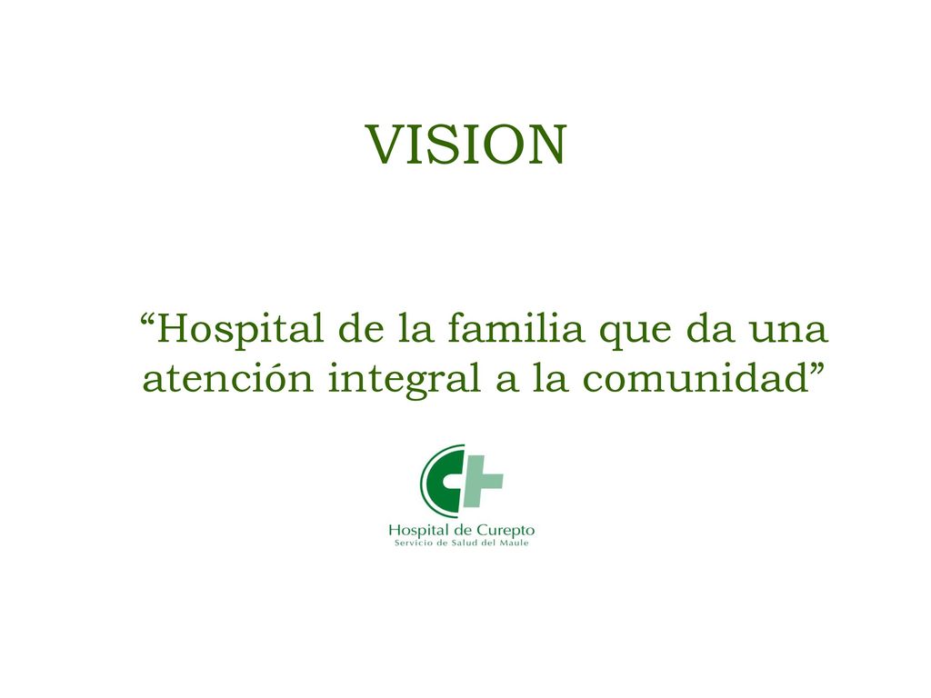 Hospital de la familia que da una atención integral a la comunidad