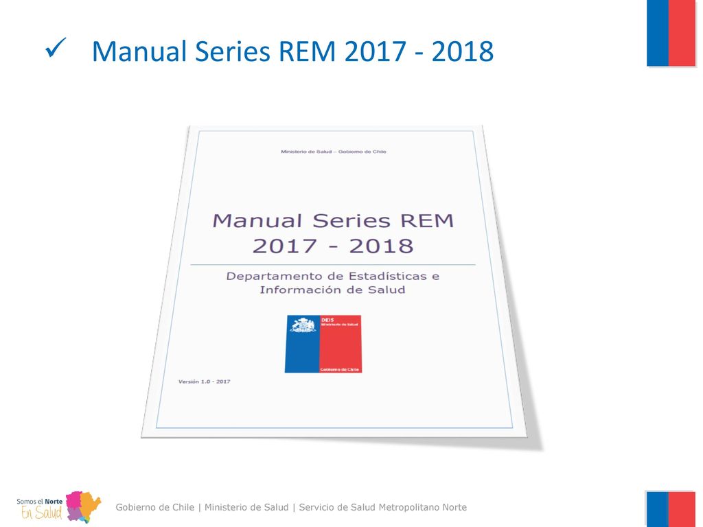 Manual Series REM Gobierno de Chile | Ministerio de Salud | Servicio de Salud Metropolitano Norte.