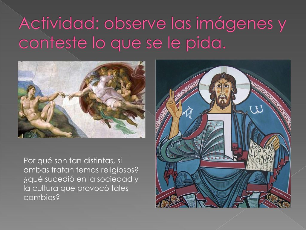 Actividad: observe las imágenes y conteste lo que se le pida.