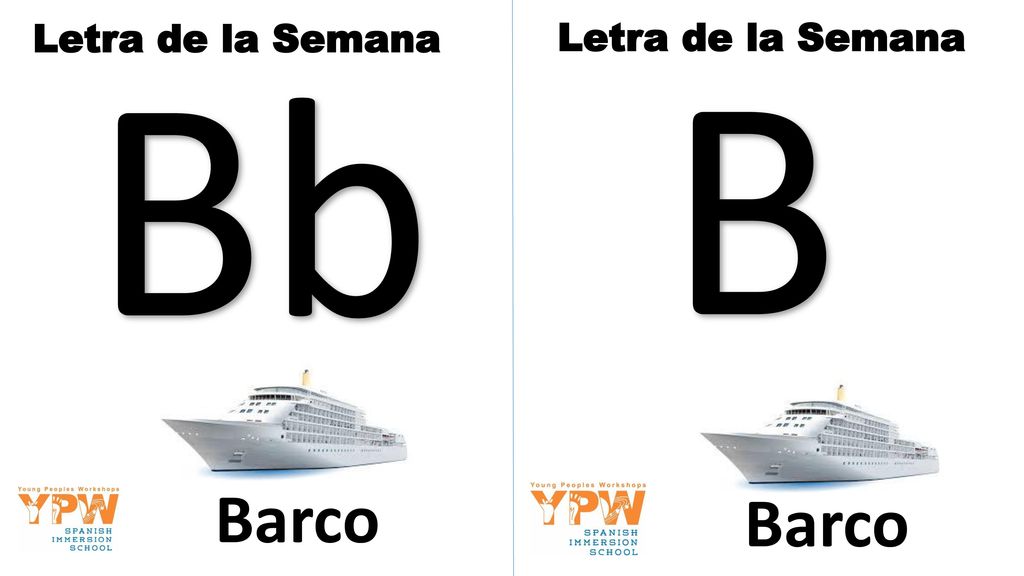 Letra de la Semana Bb Letra de la Semana B Barco Barco