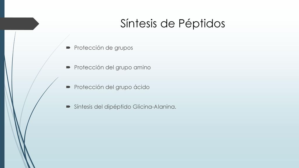 Síntesis de Péptidos Protección de grupos Protección del grupo amino