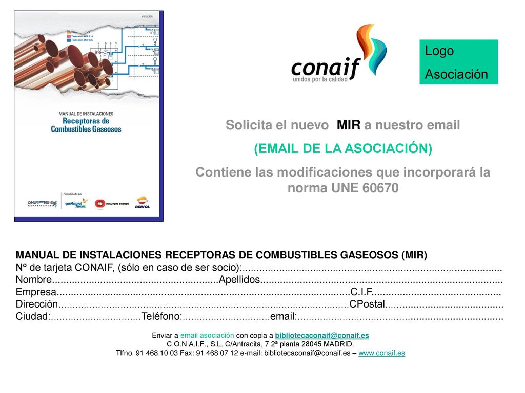 Solicita el nuevo MIR a nuestro  ( DE LA ASOCIACIÓN)