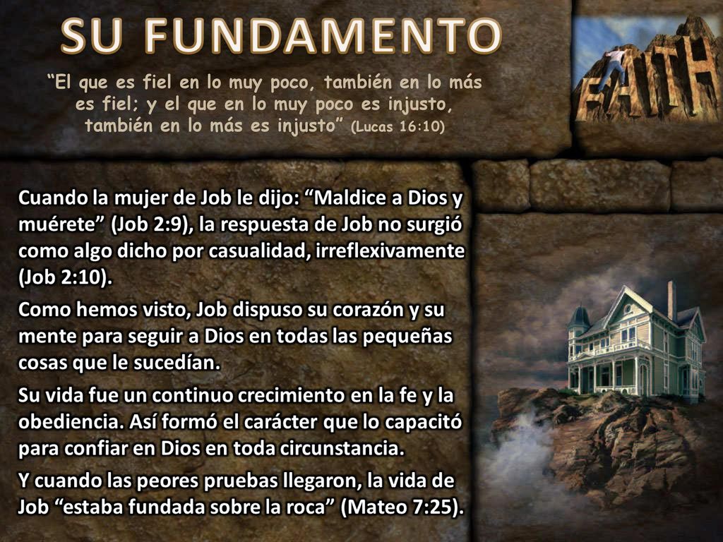 El que es fiel en lo muy poco, también en lo más es fiel; y el que en lo muy poco es injusto, también en lo más es injusto (Lucas 16:10)