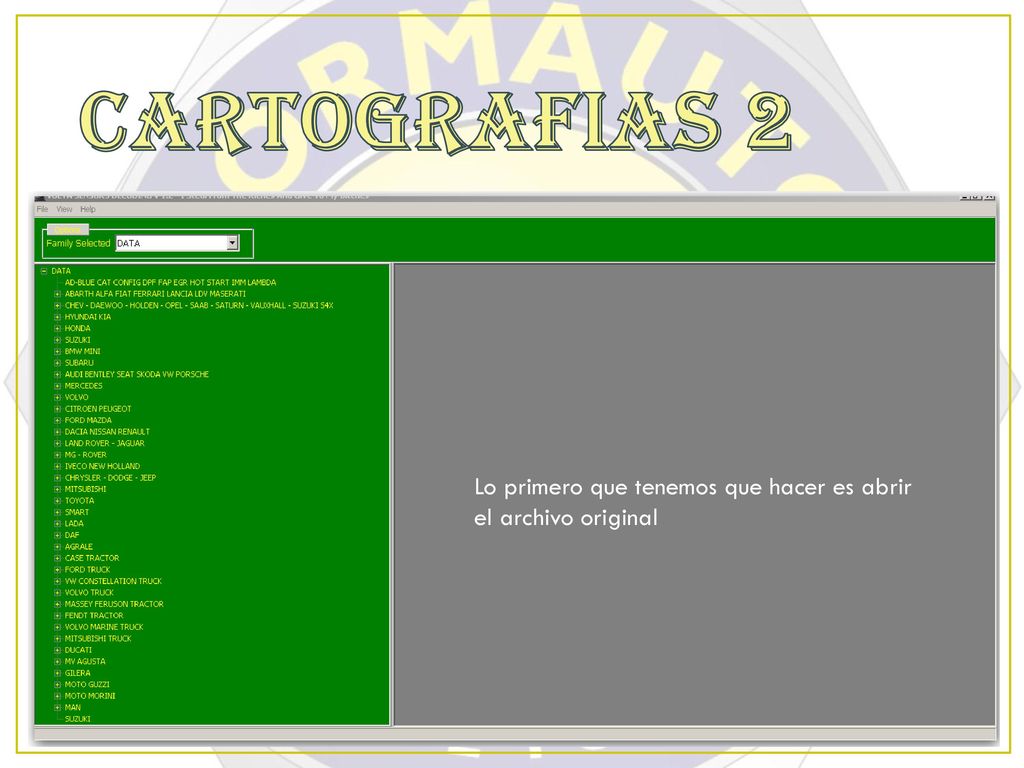 CARTOGRAFIAS 2 Lo primero que tenemos que hacer es abrir