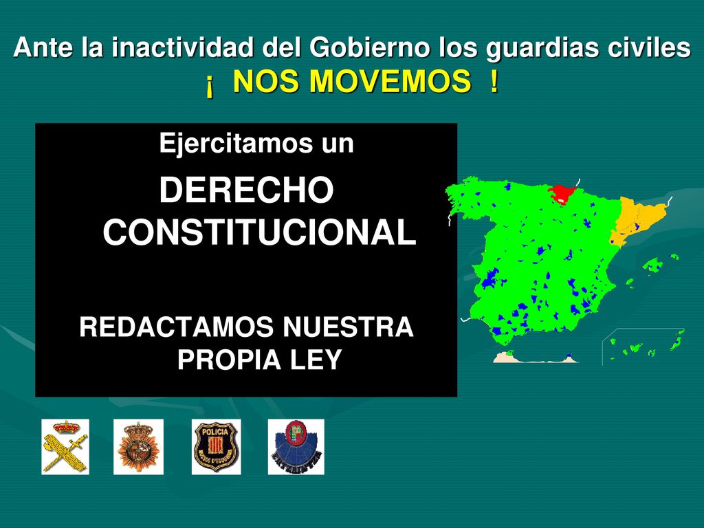 Ante la inactividad del Gobierno los guardias civiles ¡ NOS MOVEMOS !