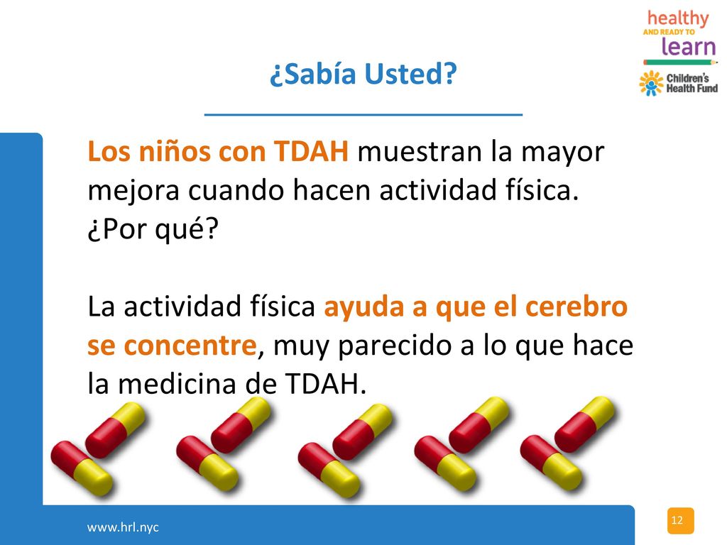 ¿Sabía Usted Los niños con TDAH muestran la mayor mejora cuando hacen actividad física. ¿Por qué