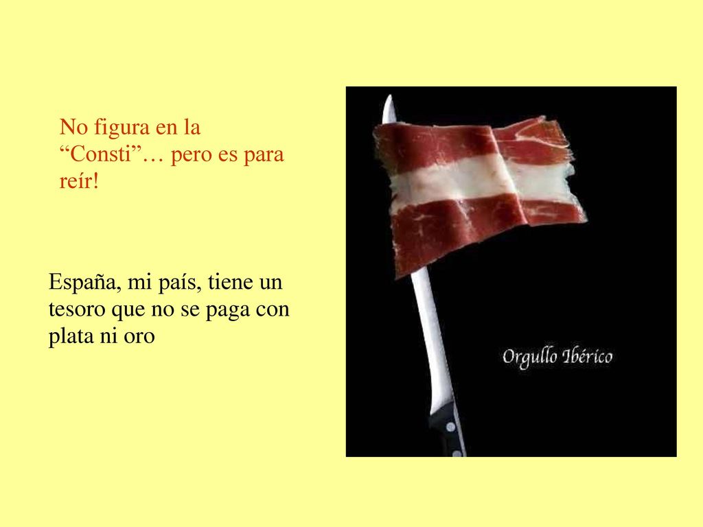 No figura en la Consti … pero es para reír!