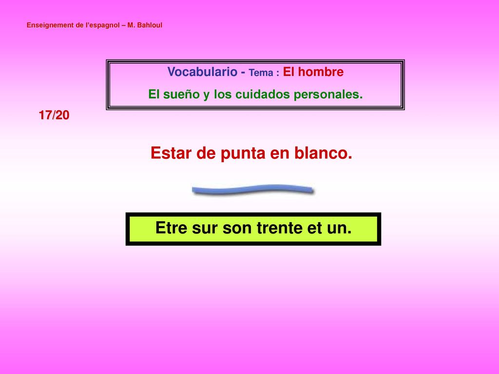 Estar de punta en blanco. Etre sur son trente et un.