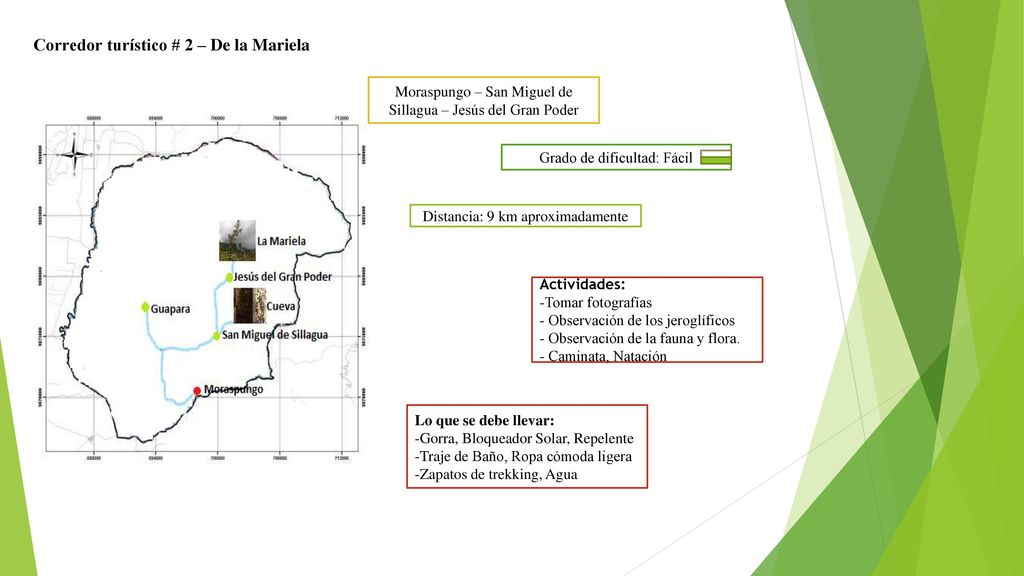 Corredor turístico # 2 – De la Mariela