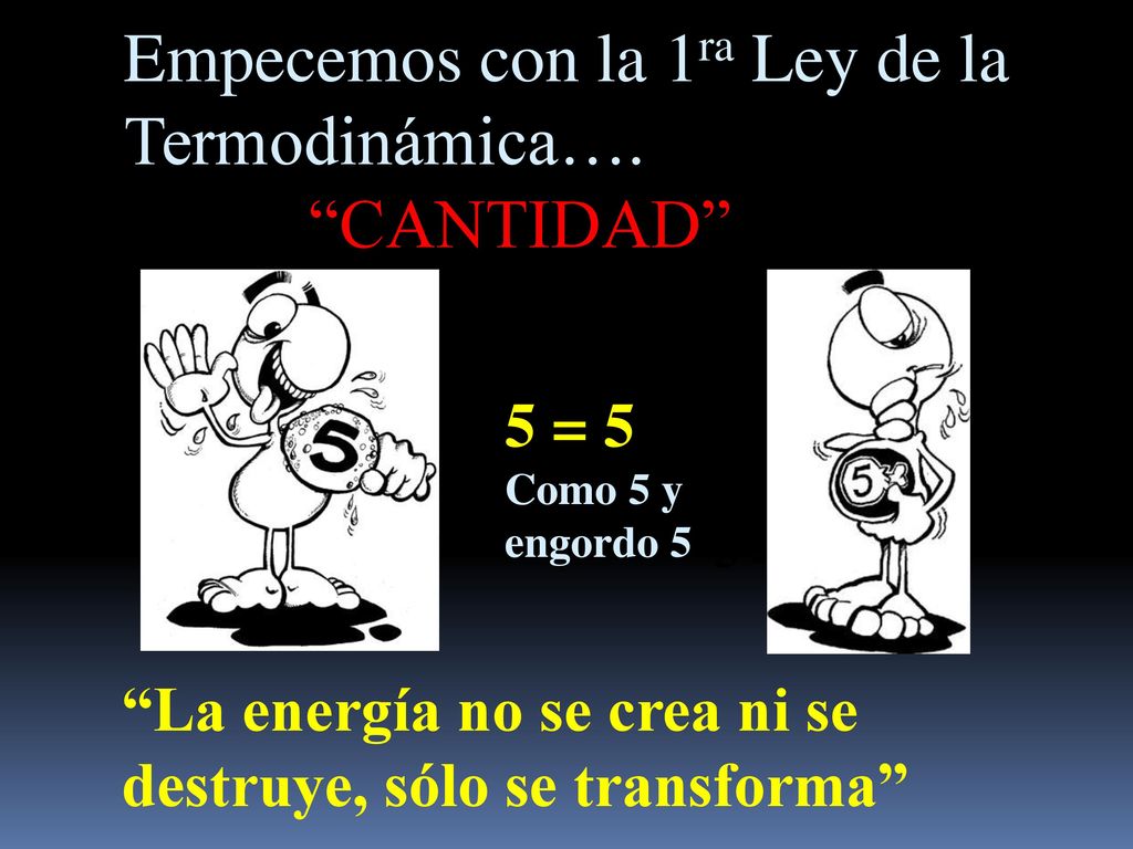 Empecemos con la 1ra Ley de la Termodinámica…. Tmodi CANTIDAD