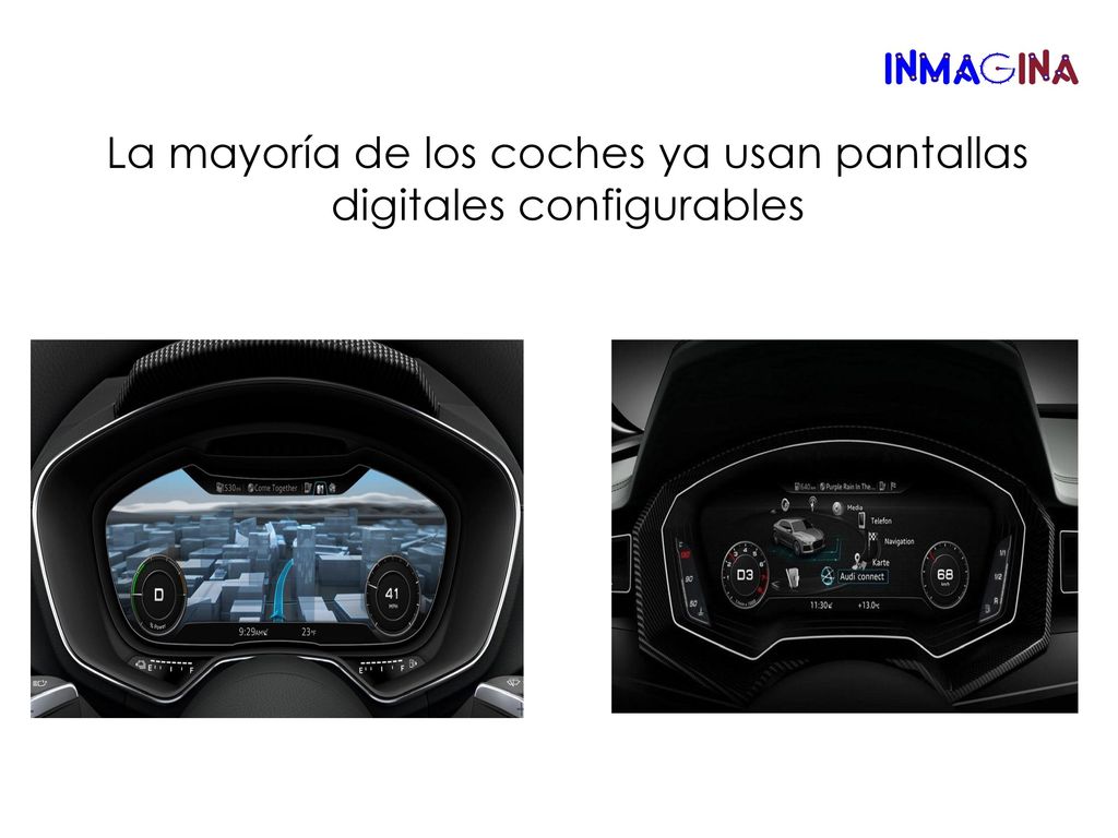 La mayoría de los coches ya usan pantallas digitales configurables