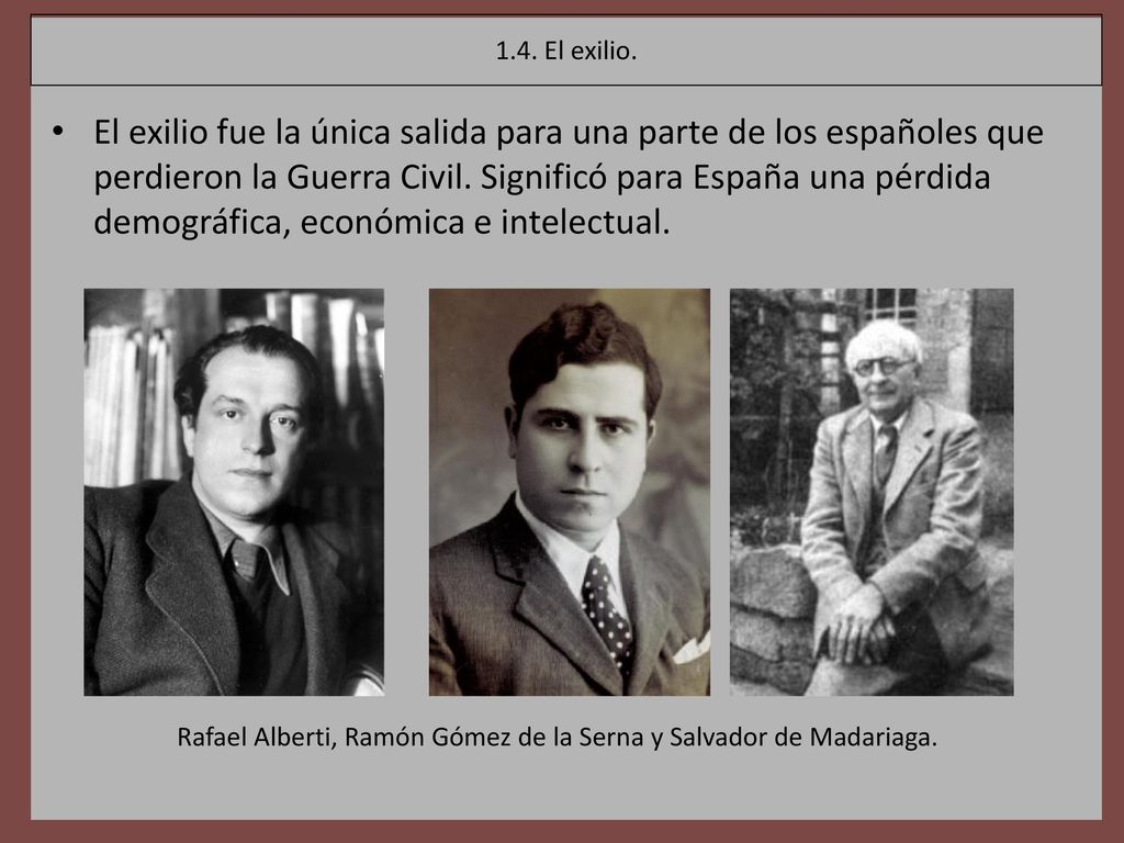 Rafael Alberti, Ramón Gómez de la Serna y Salvador de Madariaga.
