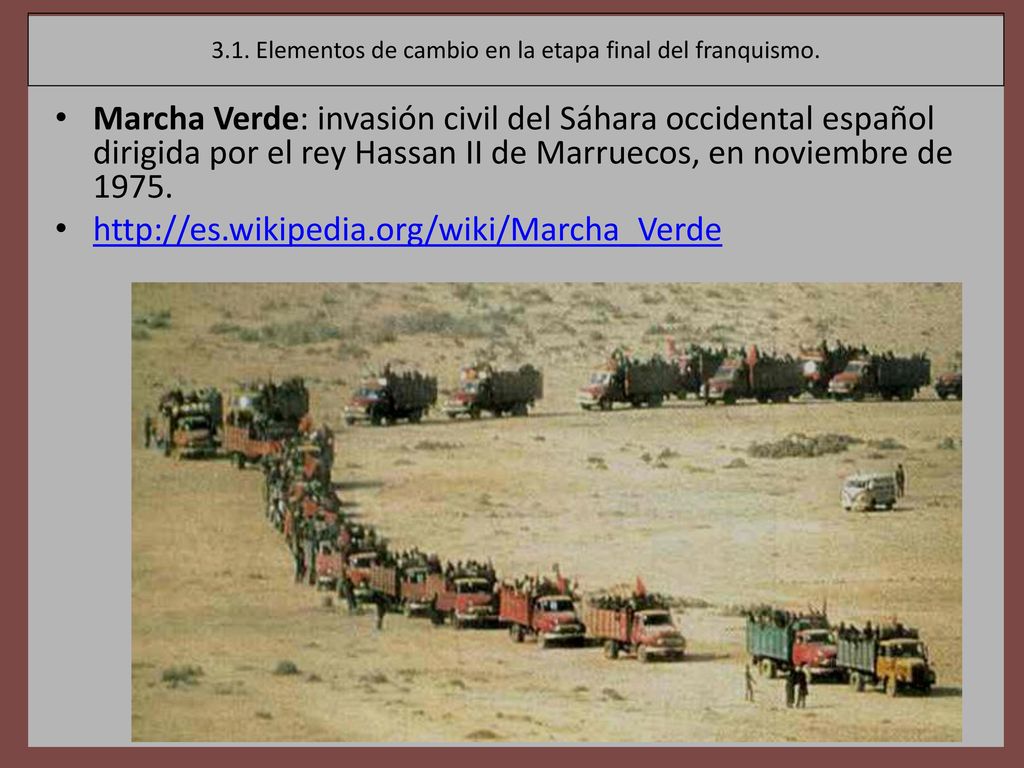 3.1. Elementos de cambio en la etapa final del franquismo.