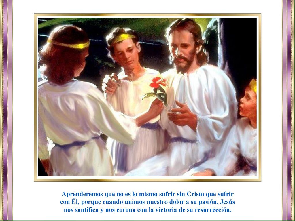 Aprenderemos que no es lo mismo sufrir sin Cristo que sufrir
