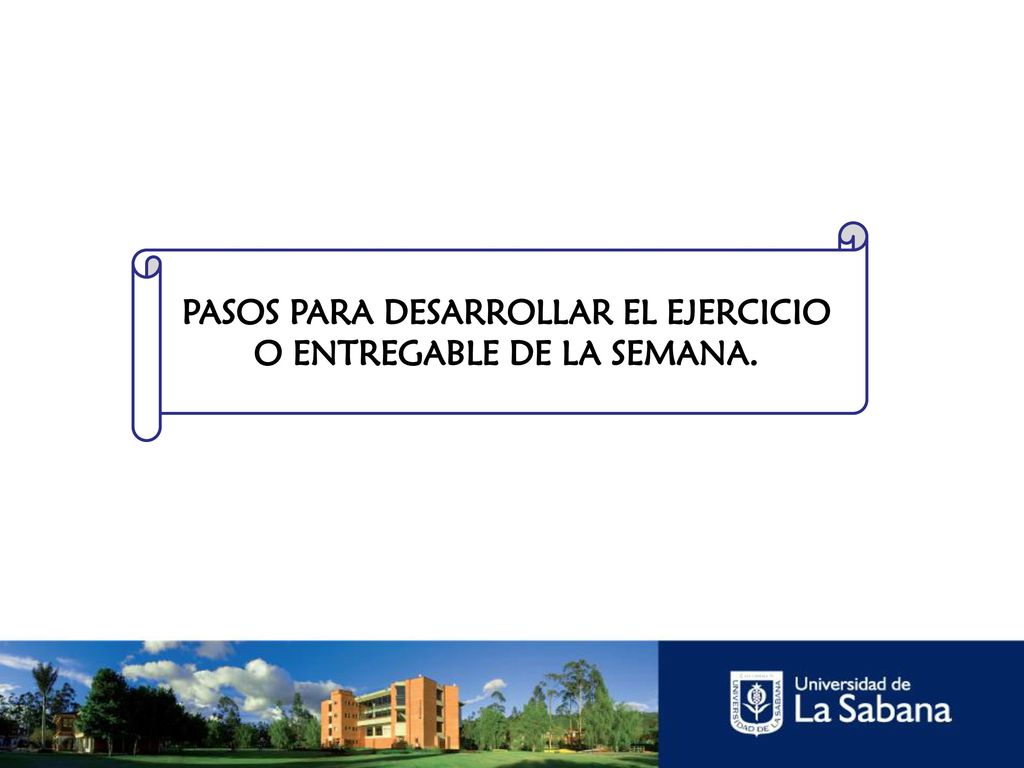 PASOS PARA DESARROLLAR EL EJERCICIO O ENTREGABLE DE LA SEMANA.