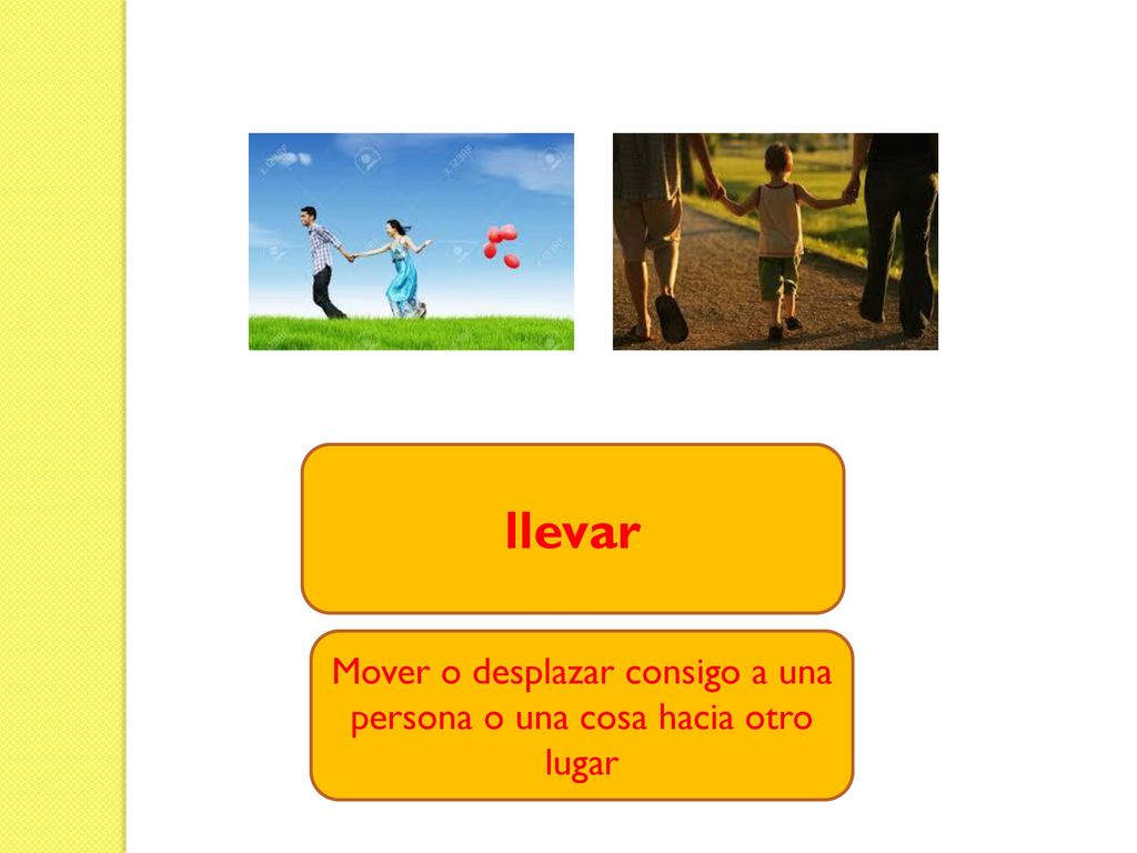 Mover o desplazar consigo a una persona o una cosa hacia otro lugar
