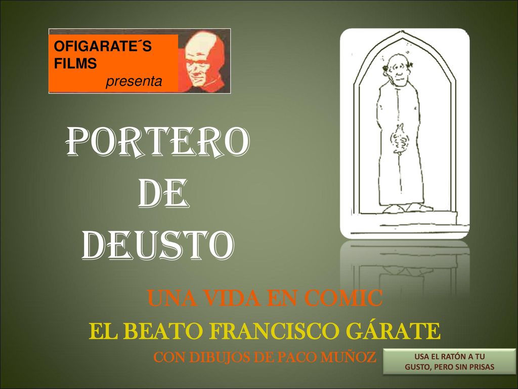 UNA VIDA EN COMIC EL BEATO FRANCISCO GÁRATE CON DIBUJOS DE PACO MUÑOZ
