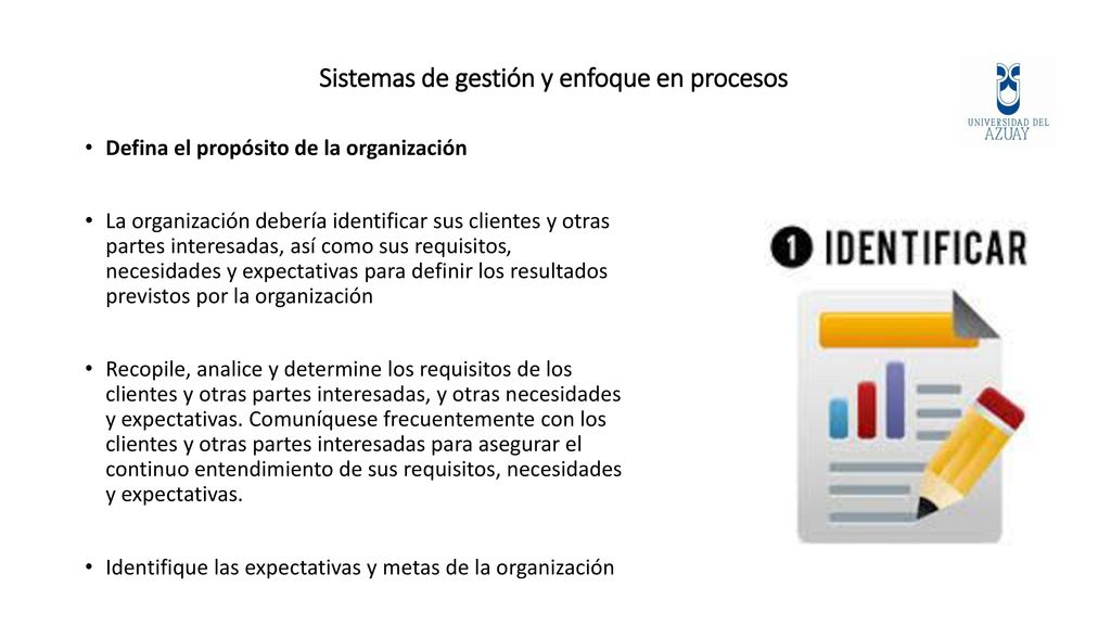 Sistemas de gestión y enfoque en procesos
