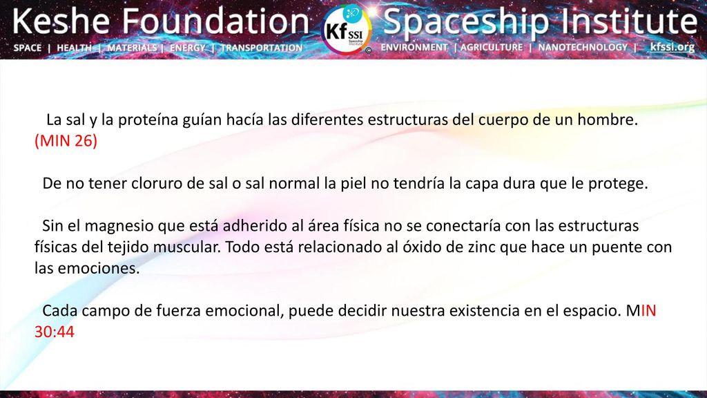 La sal y la proteína guían hacía las diferentes estructuras del cuerpo de un hombre. (MIN 26)