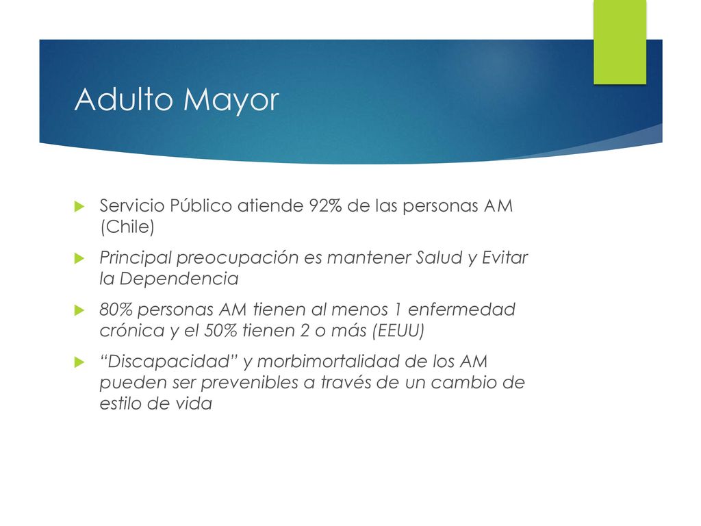 Adulto Mayor Servicio Público atiende 92% de las personas AM (Chile)