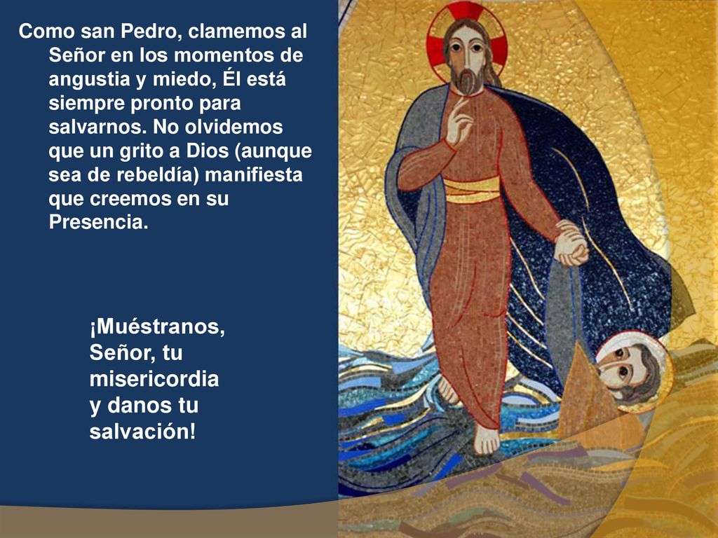 ¡Muéstranos, Señor, tu misericordia y danos tu salvación!