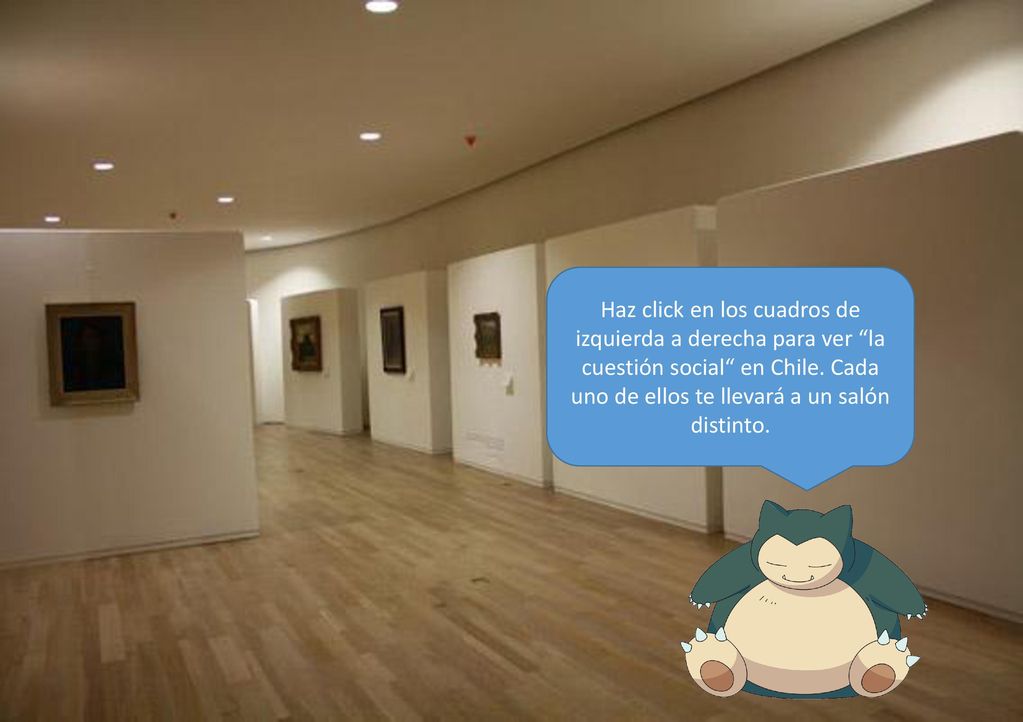 Haz click en los cuadros de izquierda a derecha para ver la cuestión social en Chile.