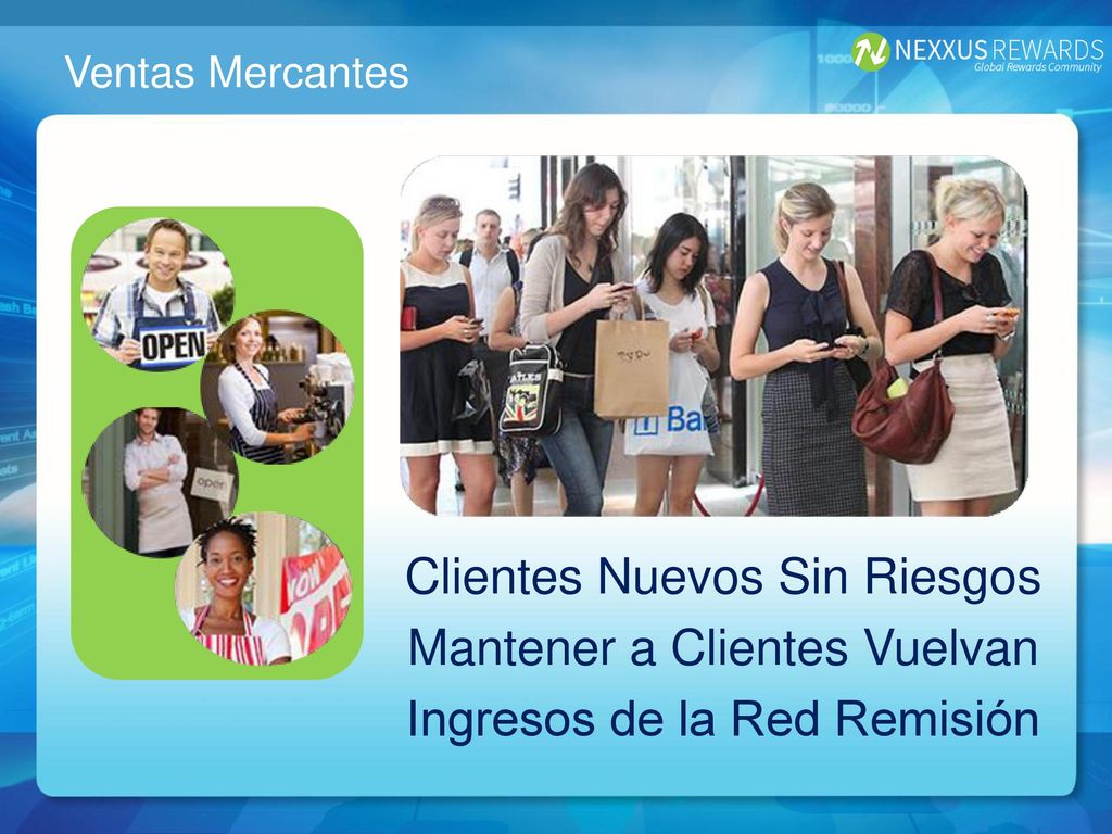 Ventas Mercantes Clientes Nuevos Sin Riesgos Mantener a Clientes Vuelvan Ingresos de la Red Remisión