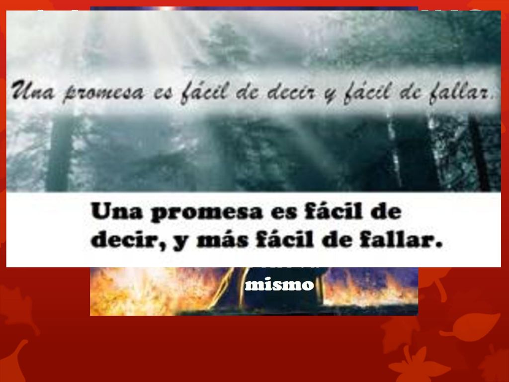 1. LAS PROMESAS HUMANAS B. Al prójimo: Dejar el chisme, la murmuración, irrespeto, buscar problemas.