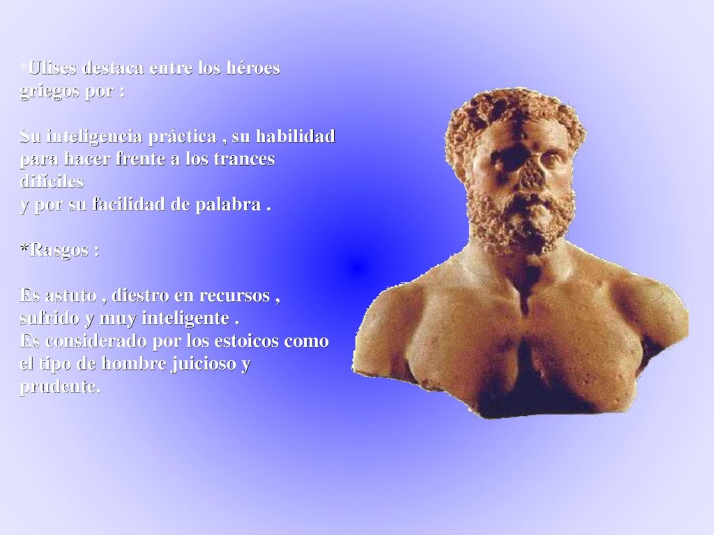 y por su facilidad de palabra . *Rasgos :