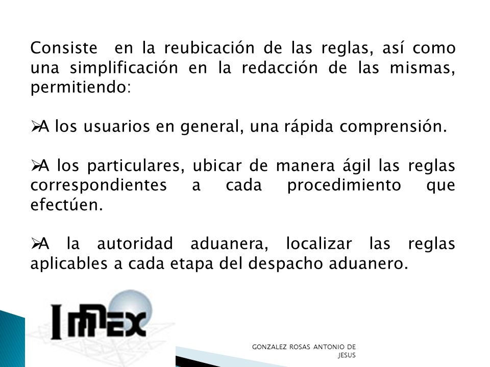 A los usuarios en general, una rápida comprensión.