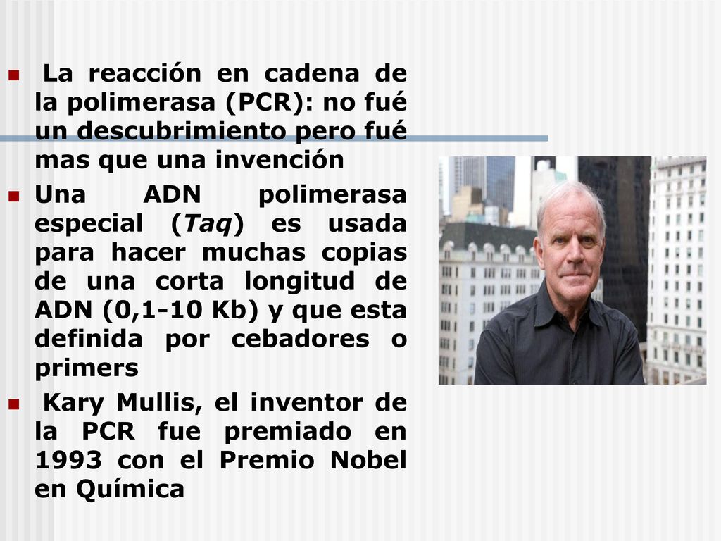 La reacción en cadena de la polimerasa (PCR): no fué un descubrimiento pero fué mas que una invención