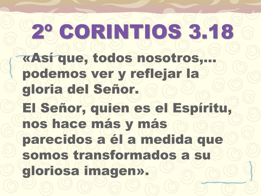2º CORINTIOS 3.18