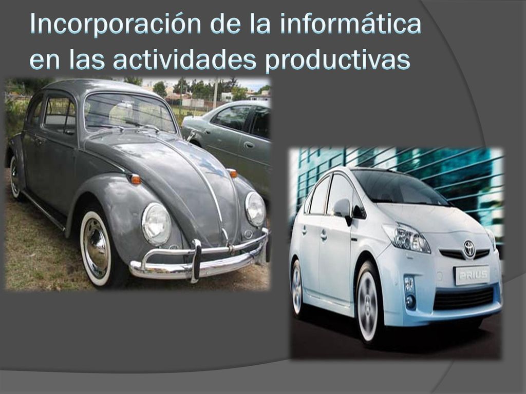 Incorporación de la informática en las actividades productivas