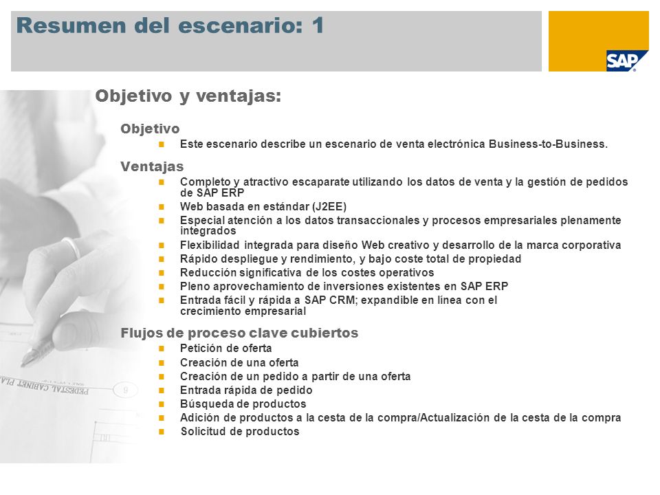 Resumen del escenario: 1