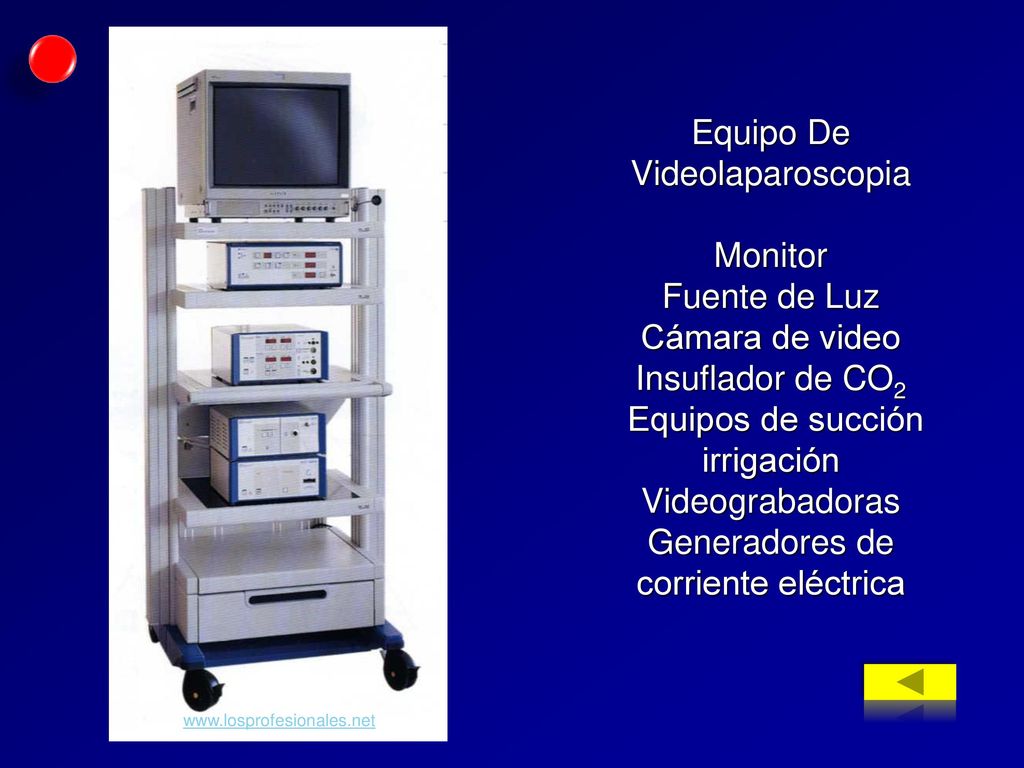 Equipo De Videolaparoscopia Monitor Fuente de Luz Cámara de video Insuflador de CO2 Equipos de succión irrigación Videograbadoras Generadores de corriente eléctrica