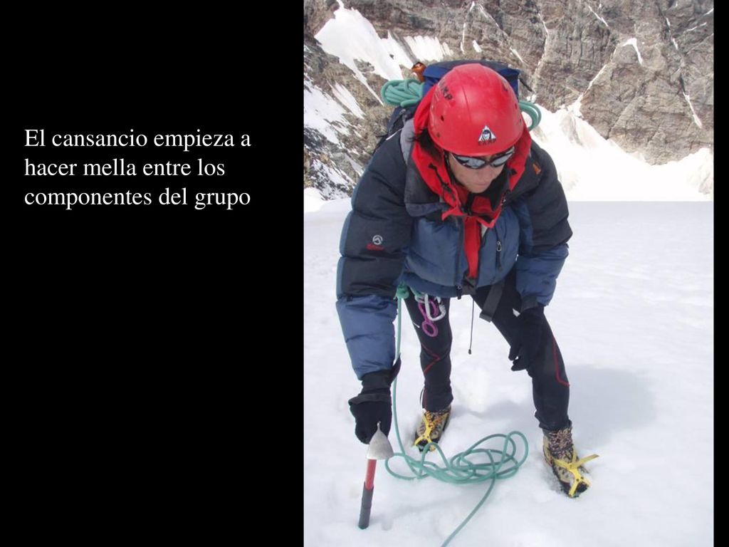 El cansancio empieza a hacer mella entre los componentes del grupo