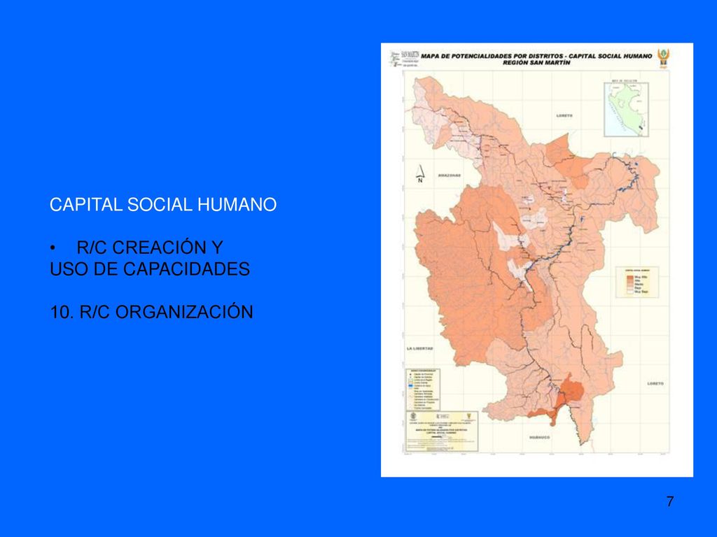 CAPITAL SOCIAL HUMANO R/C CREACIÓN Y USO DE CAPACIDADES 10. R/C ORGANIZACIÓN