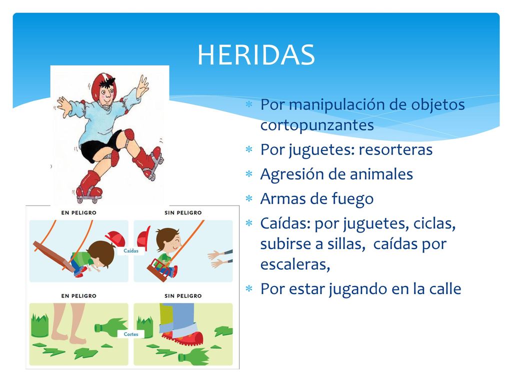 HERIDAS Por manipulación de objetos cortopunzantes