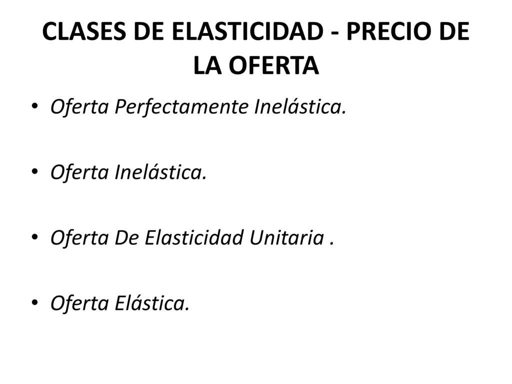 OFERTA INDIVIDUAL - LEY DE OFERTA - OFERTA DE MERCADO