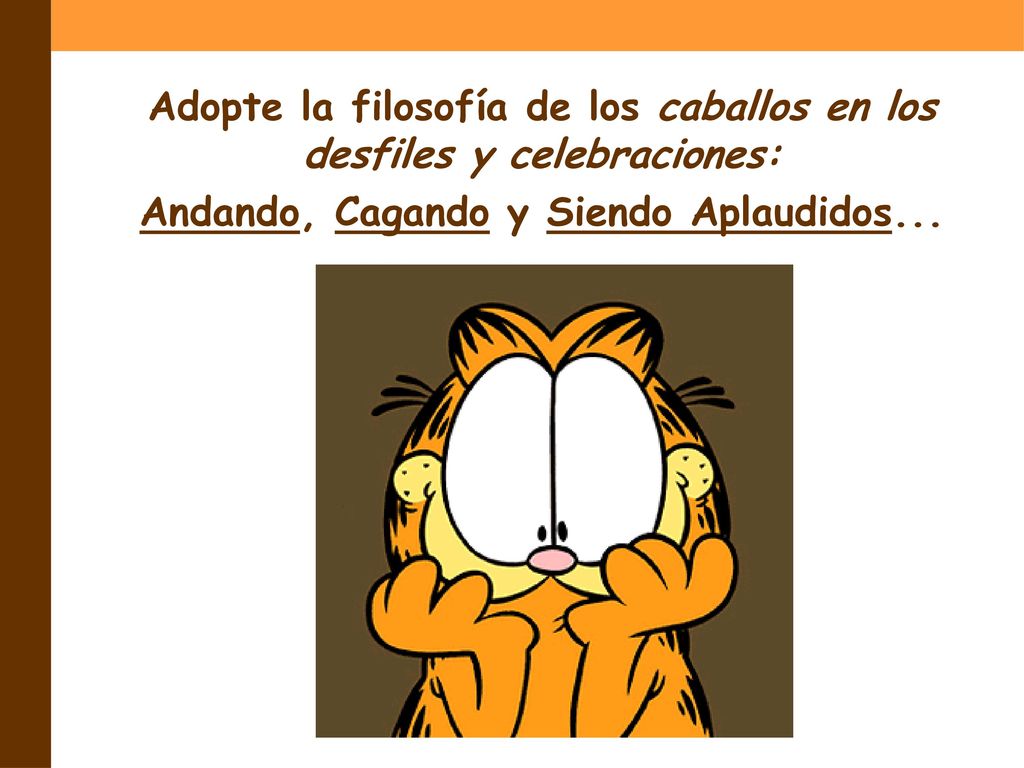 Adopte la filosofía de los caballos en los desfiles y celebraciones: