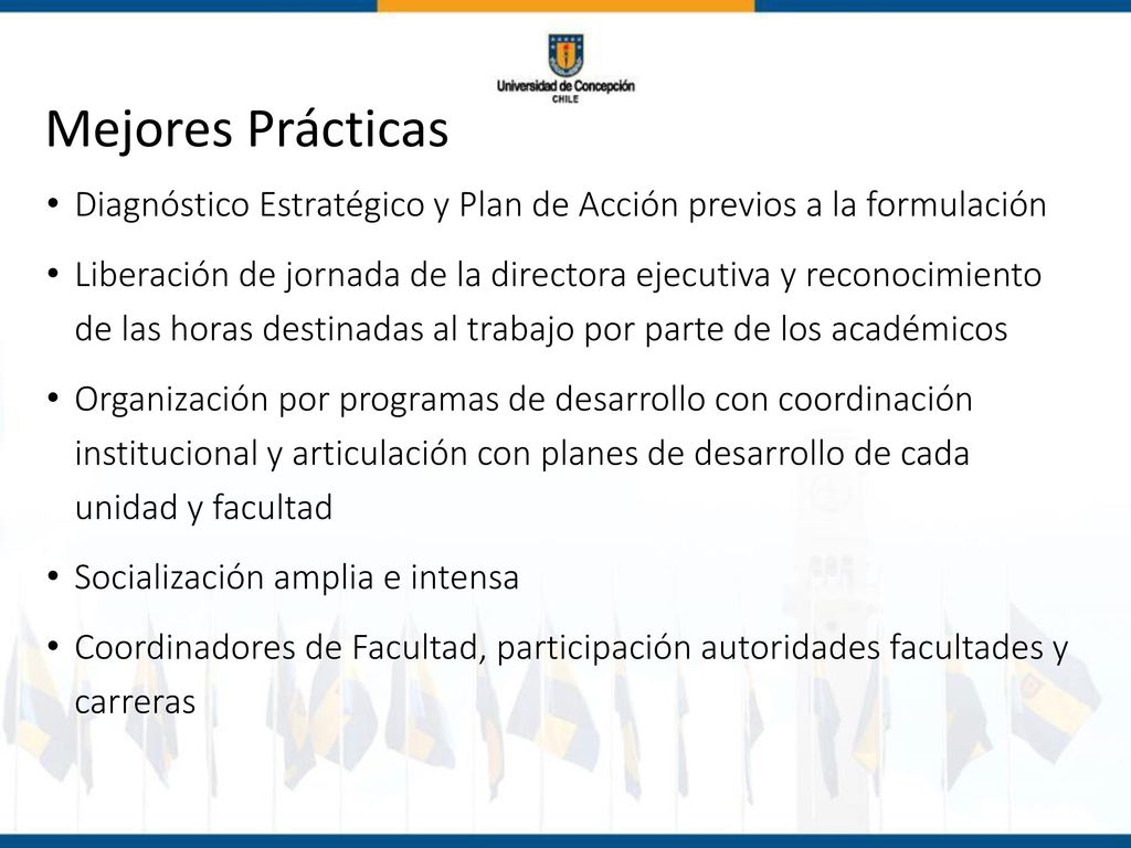 Mejores Prácticas Diagnóstico Estratégico y Plan de Acción previos a la formulación.