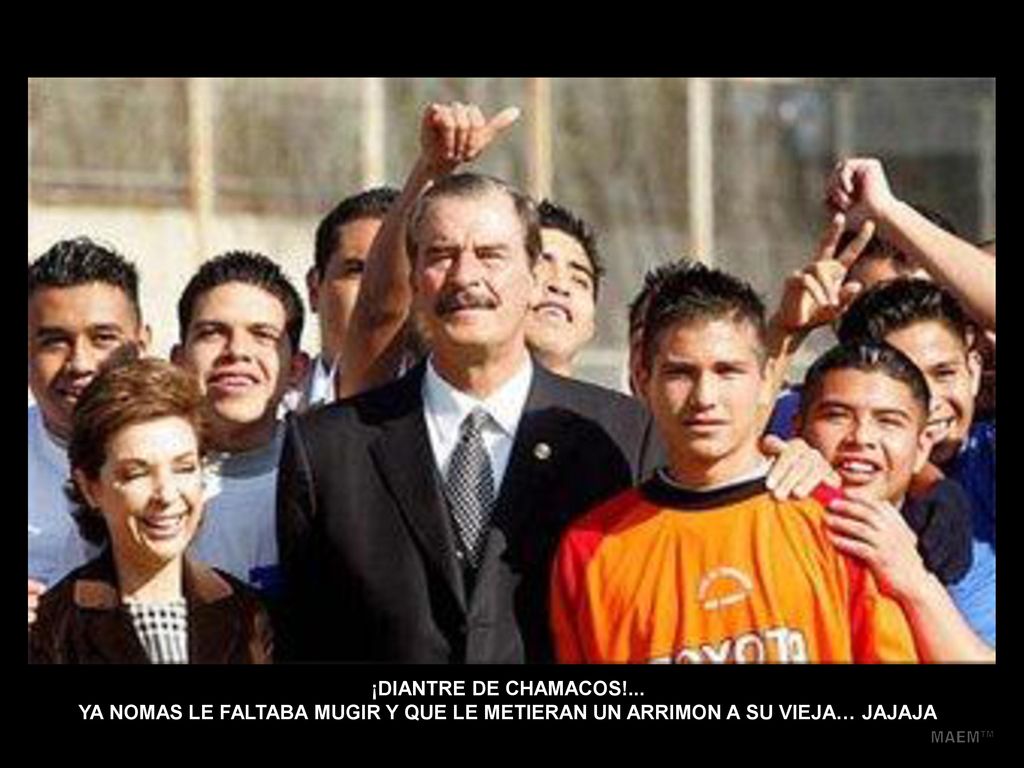 ¡DIANTRE DE CHAMACOS!... YA NOMAS LE FALTABA MUGIR Y QUE LE METIERAN UN ARRIMON A SU VIEJA… JAJAJA