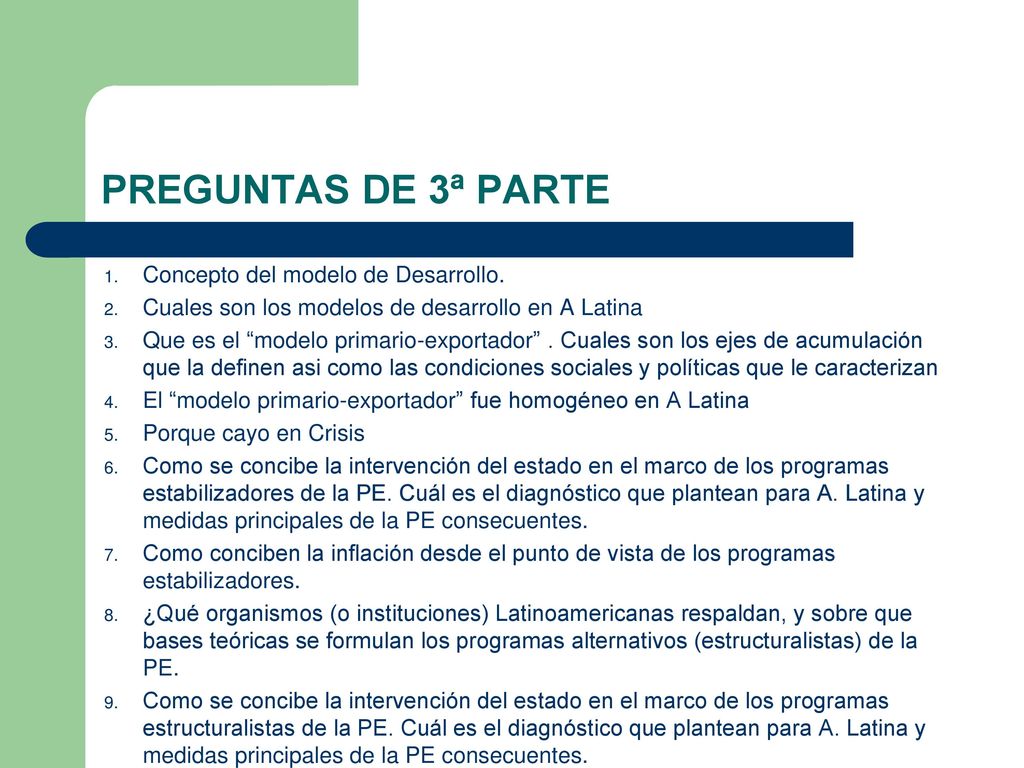 S. 9, 10 y 11: Fundamentos de la PE Hasta 1990 (3a parte: La Política  Económica en América Latina) Objetivo: revisar los primeros antecedentes de  la. - ppt descargar